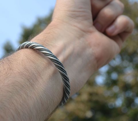 GALLIA, KELTISCHES ARMBAND, ZINN