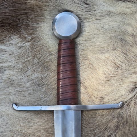 ONE-HANDED SWORD, MORAVIA, 14TH CENTURY, REPLICA