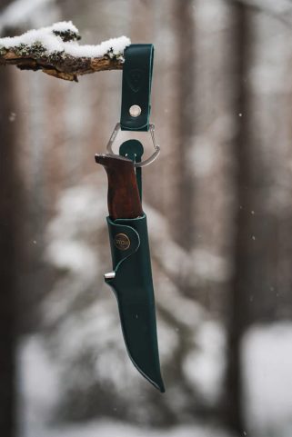 HELLE, GÜRTELCLIP FÜR MESSERSCHEIDE, BRAUN