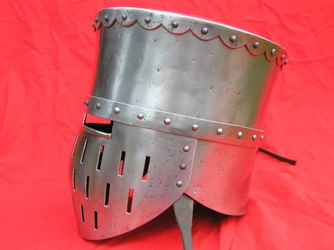 TEMPLAR HELMET, FORGED