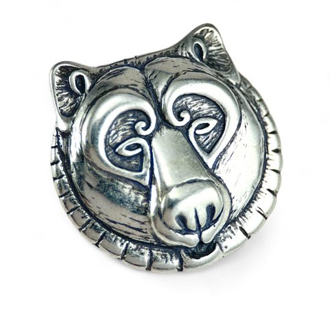 PENDENTIF OURS, D'ARGENT