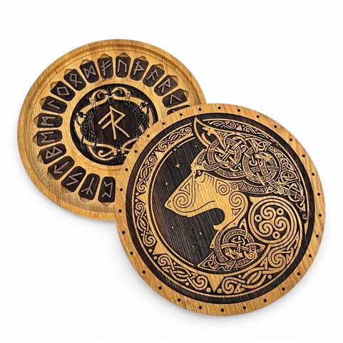FENRIR, FUTHARK RUN SET AND GIFT BOX