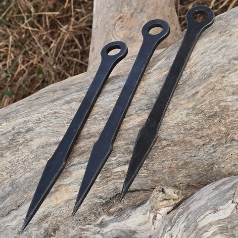 LIZARD, THROWING KNIFE - KUNAI, SET OF 3 PIECES