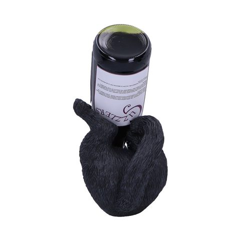 BLACK CAT - WINE HOLDER 18CM