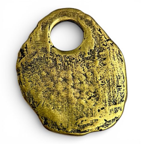 WUNJO - RUNE, AMULET, ANTIQUE BRASS
