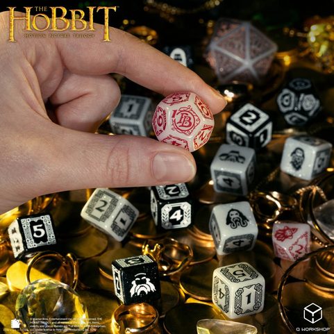 THE HOBBIT, DICE SET FOR THE RADIANT DAWN TCG