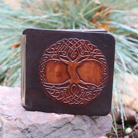 CELTIC TREE, LEATHER WALLET