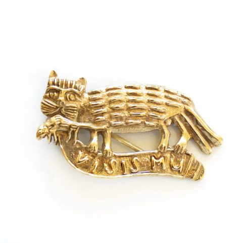 TWO-TAILED CAT, MEDIEVAL PILGRIM BADGE