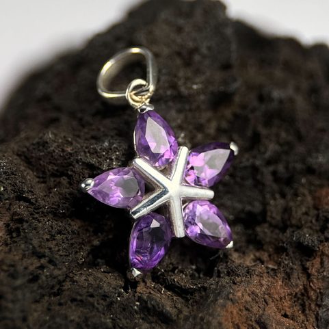 AMETARA, SILVER PENDANT, AMETHYST AG 925/1000