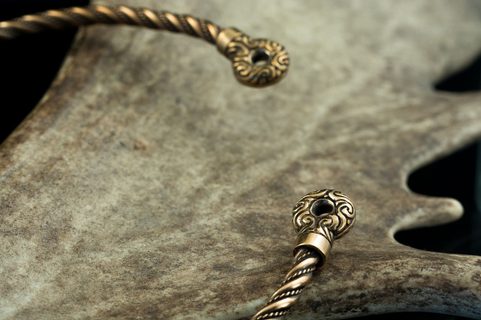 CELTIC CHIEFTAIN TORC, BRONZE TORQUES