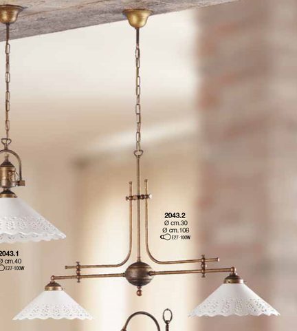 LORENA CERAMIC PENDANT LAMP 2043-2