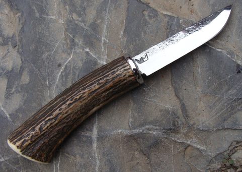 FORGED KNIFE, DEER ANTLER