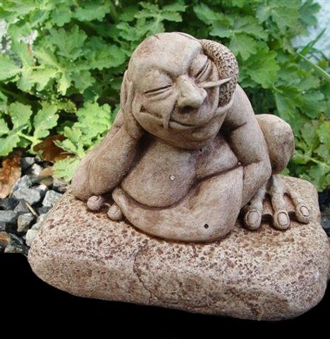 CARP DWARF, GARDEN STATUE