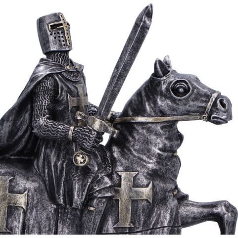 KNIGHT, TEMPLAR, FIGURE, MOUNTED RIDER