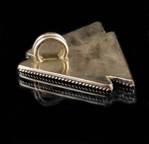 VALKNUT, VIKING TALISMAN, PENDANT, BRONZE