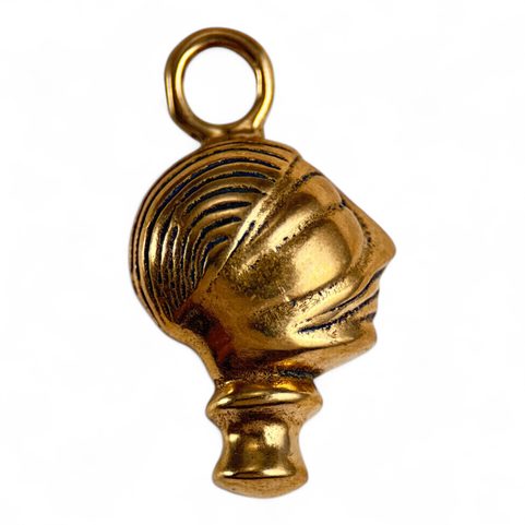 RIX, CELTIC HEAD, REPLICA, BRONZE PENDANT