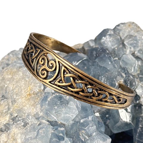 TRISKELE - CELTIC BRONZE BRACELET