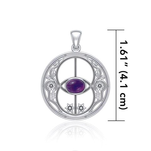 CHALICE WELL, SILVER PENDANT
