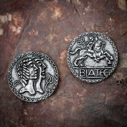 BIATEC, CELTIC TETRADRACHM COIN