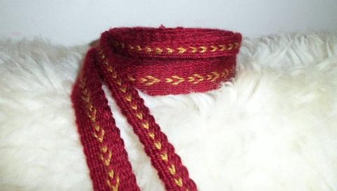 HEDDLE BELT III - TABLET WOVEN AND CUSTOMIZED