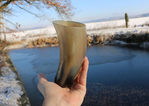 COUPE DÉCORATIVE EN CORNE