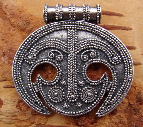 OLD SLAVIC FERTILITY PENDANT, AG 925, 10 G