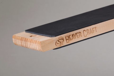 DUAL-SIDED LEATHER PADDLE STROP WITH P1 POLISHING COMPOUND LS1Р1