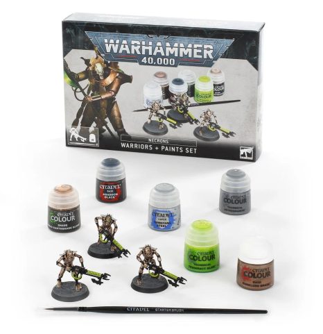 WARHAMMER NECRONS: WARRIORS + PAINTS SET