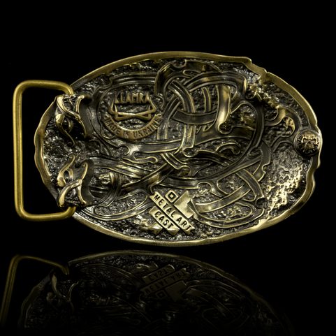 DRAKKAR, BELT BUCKLE, BRASS