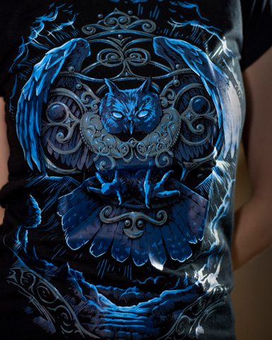 HIBOU CELTIQUE - T-SHIRT, FEMMES