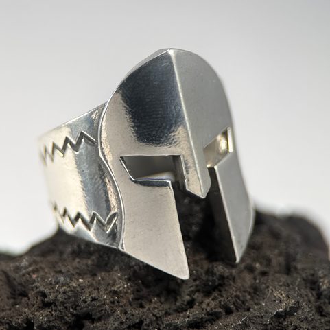 SPARTA BAGUE EN ARGENT