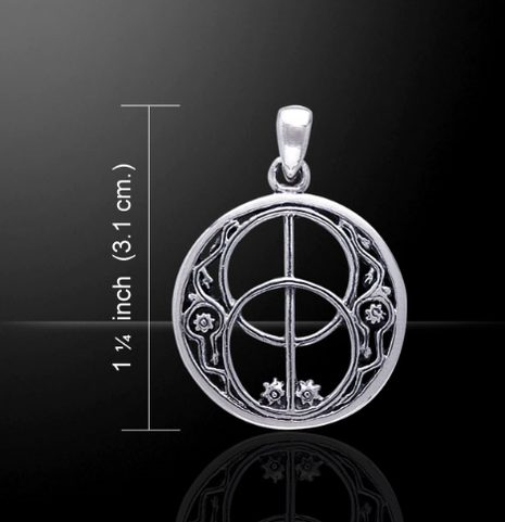 CHALICE WELL, SILVER AMULET, AG 925