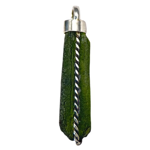 ADRIA, PENDANT, MOLDAVITE, SILVER 925/1000