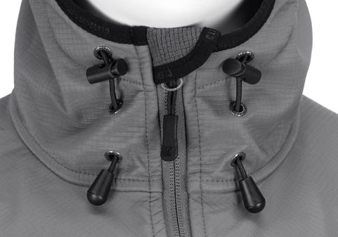 HARPAGUS SOFTSHELL HOODY JACKET - SOLID ROCK