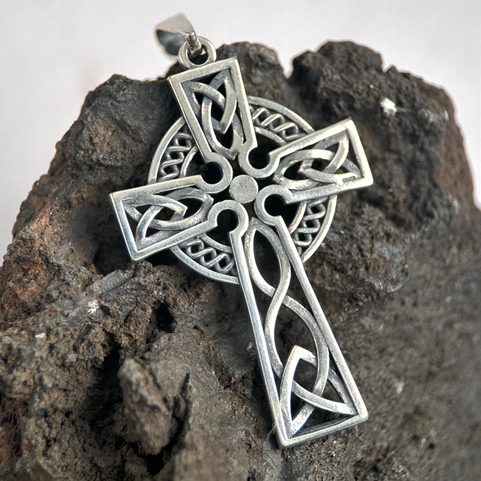 KELTISCHES KREUZ, ANHÄNGER SILBER 925