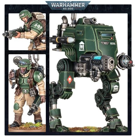 WARHAMMER 40K CADIA STANDS ASTRA MILITARUM ARMY SET