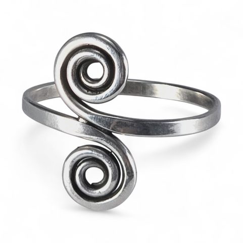SILVER SPIRAL RING AG 925