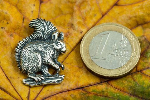 EICHHÖRNCHEN, SILBER-ANHÄNGER AG 925