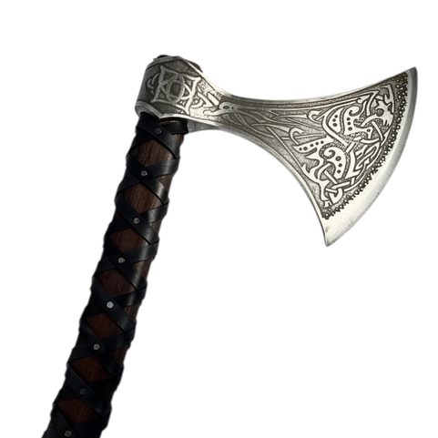 SKJALDBORG, HACHE VIKING GRAVÉE
