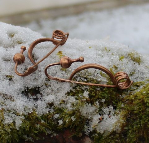 CELTIC FIBULA, LA TÈNE CULTURE, BRONZE