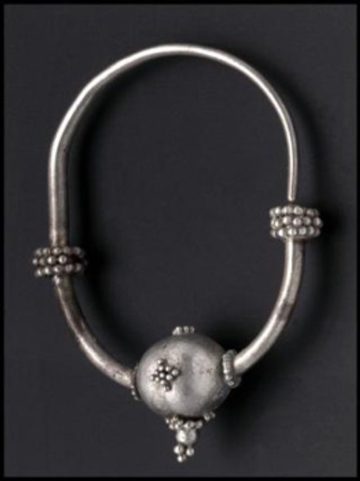 SILVER BYZANTINE EARRINGS