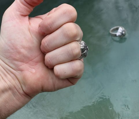 MEDIEVAL RING, 12TH CENTURY, SILVER 925 13G