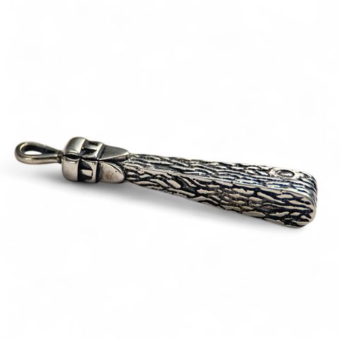 SVETOVID - MASSIVE SILVER AMULET, SILVER 925, 17 G