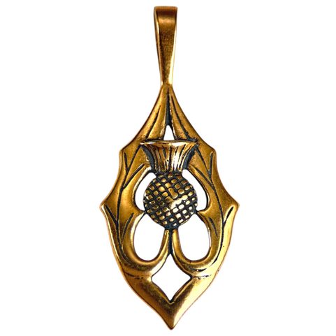 ALBA - SCOTTISH THISTLE, PENDANT, BRONZE