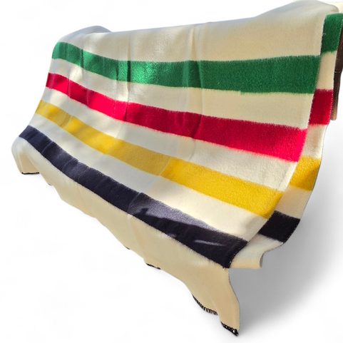 THICK WOOL INDIAN BLANKET RAINBOW
