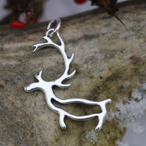 PORO, SAMI REINDEER, PENDANT SILVER 925