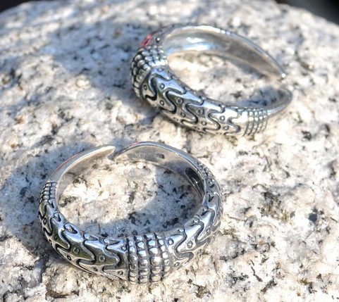 VIKING RING, ORUPGÅRD, DENMARK, STERLING SILVER, AG 925