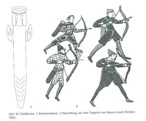 LEDER KÖCHER, FRÜHES MITTELALTER - HEDEBY, BAYEUX