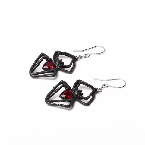 BLACK WIDOW, EARRINGS, ALCHEMY ENGLAND