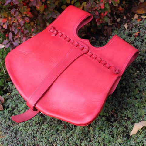 MEDIEVAL LEATHER BAG 13TH - 15TH CENTURY